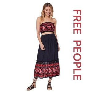 FREE PEOPLE Rosebud Tube Set, Size M (Both Pieces).